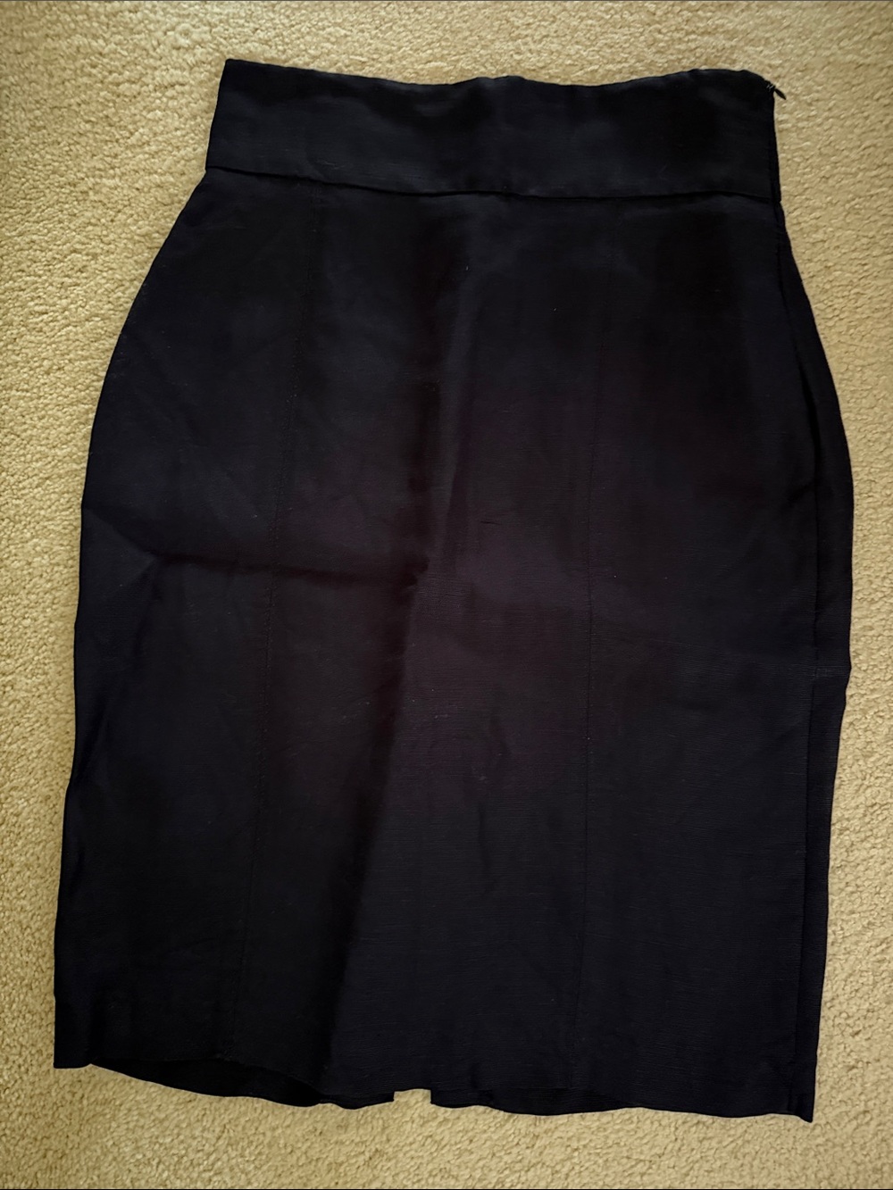 Zara Black High-Waist Pencil Skirt